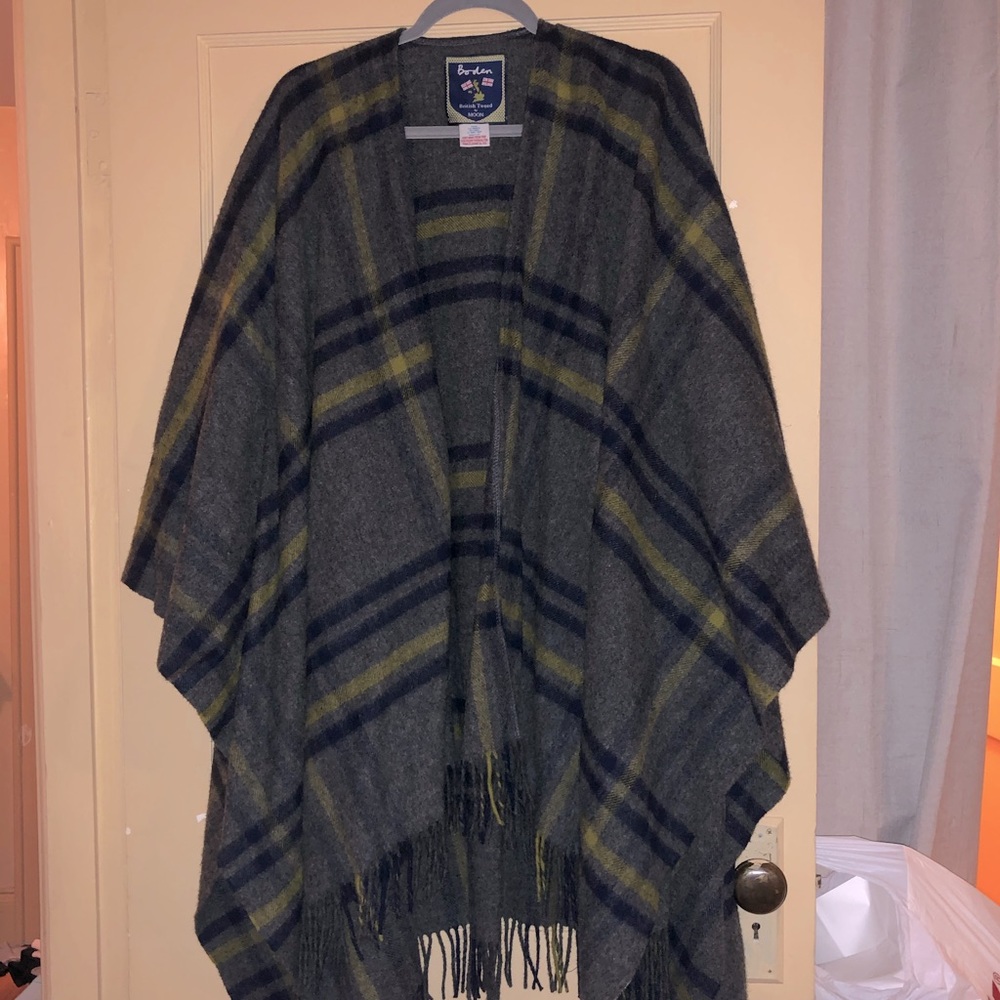LIKE NEW! Boden British Tweed Shawl
